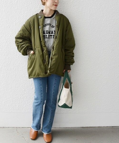 SHIPS for women / シップスウィメン ブルゾン | ARMY TWILL SANFORIZED: リバーシブル ミリタリー ブルゾン | 詳細26