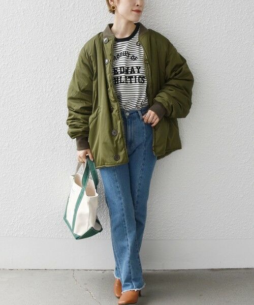 SHIPS for women / シップスウィメン ブルゾン | ARMY TWILL SANFORIZED: リバーシブル ミリタリー ブルゾン | 詳細27