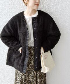 SHIPS / シップス その他アウター | SHIPS any: リバーシブル ボア キルティング パフ ブルゾン