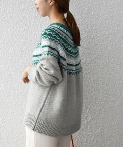 SHIPS / シップス ニット・セーター | SHIPS any:〈手洗い可能〉ノルディック ニット プルオーバー