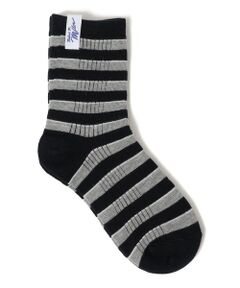 SHIPS / シップス ソックス | Robert P.Miller: ボーダー リブ ソックス
