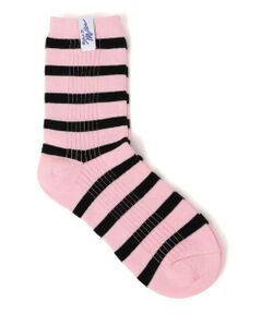 SHIPS / シップス ソックス | Robert P.Miller: ボーダー リブ ソックス