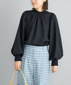 SHIPS / シップス シャツ・ブラウス | 〈手洗い可能〉ボリュームスリーブリブデザインブラウス