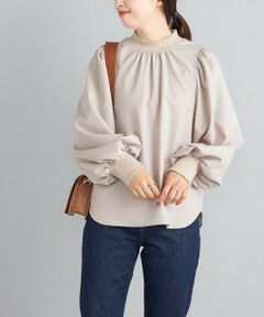 SHIPS / シップス シャツ・ブラウス | 〈手洗い可能〉ボリュームスリーブリブデザインブラウス