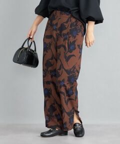 SHIPS / シップス その他パンツ | フラワープリントサイドスリットパンツ