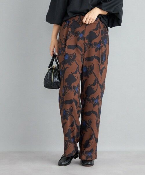 SHIPS / シップス その他パンツ | フラワープリントサイドスリットパンツ | 詳細25