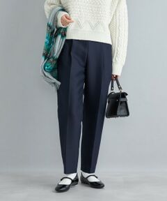 SHIPS / シップス その他パンツ | シルクウールツイルタックパンツ◇