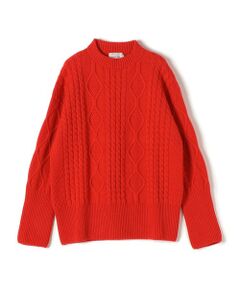 SHIPS / シップス ニット・セーター | Island Tides:〈手洗い可能〉アランクルーネックニット