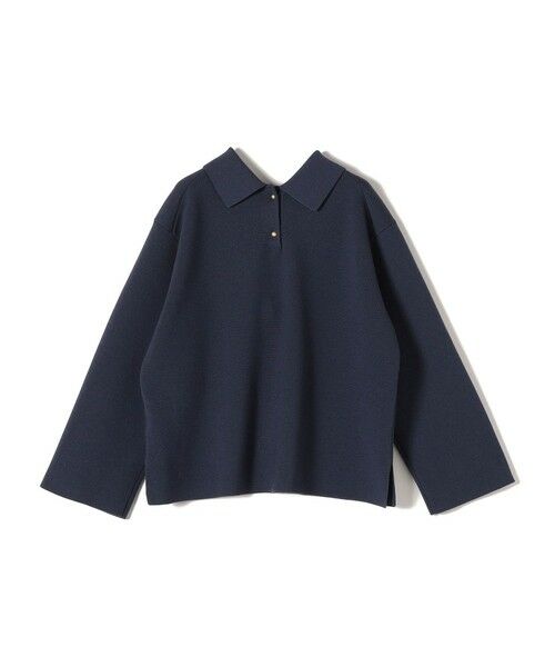 SHIPS for women / シップスウィメン ニット・セーター | Primary NavyLabel:〈手洗い可能〉ミラノリブポロニット | 詳細6