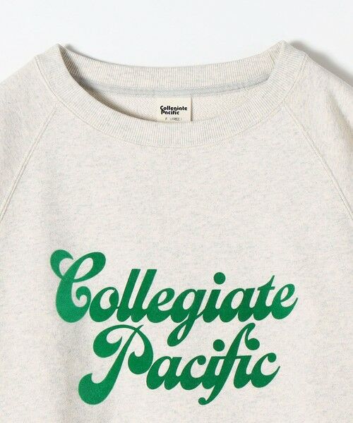 SHIPS for women / シップスウィメン スウェット | Collegiate Pacific:〈ウォッシャブル〉ラグラン ロゴ クロップド スウェット | 詳細3