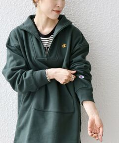 Champion:〈ウォッシャブル〉ハーフ ジップ スウェット シャツ