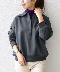 SHIPS / シップス その他トップス | SHIPS any:〈ウォッシャブル〉裏起毛 ラペル プルオーバー