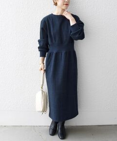 SHIPS / シップス ロング・マキシ丈ワンピース | SHIPS any: ウォーム ポイント リブ チェック ワンピース