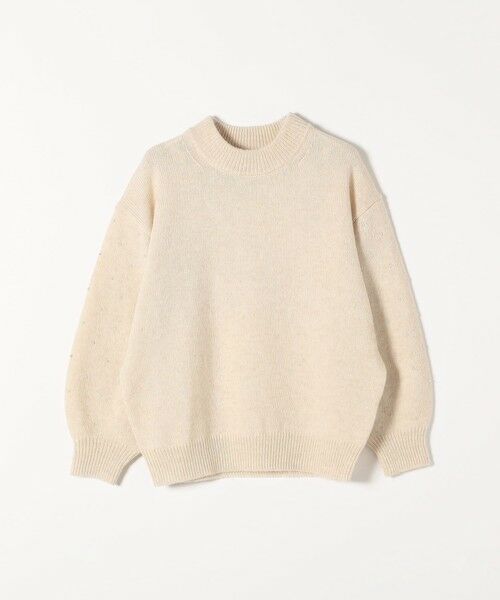 SHIPS / シップス ニット・セーター | SHIPS any: 〈手洗い可能〉プチ パールライク スリーブ ニットプルオーバー | 詳細1