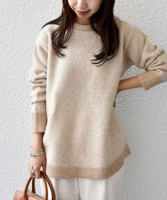 SHIPS / シップス ニット・セーター | SHIPS any: ジャカード ヘム ニット プルオーバー