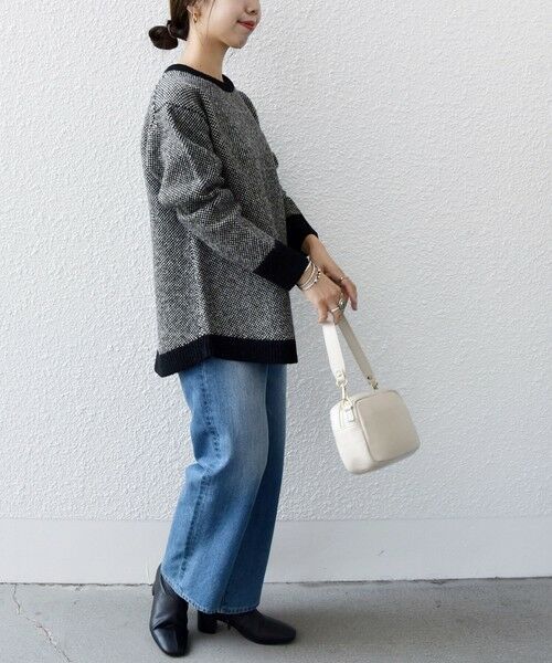 SHIPS / シップス ニット・セーター | SHIPS any: ジャカード ヘム ニット プルオーバー | 詳細11