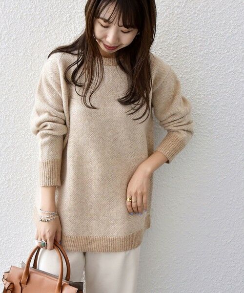 SHIPS / シップス ニット・セーター | SHIPS any: ジャカード ヘム ニット プルオーバー | 詳細15