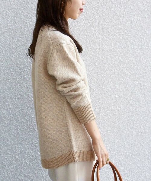 SHIPS / シップス ニット・セーター | SHIPS any: ジャカード ヘム ニット プルオーバー | 詳細16