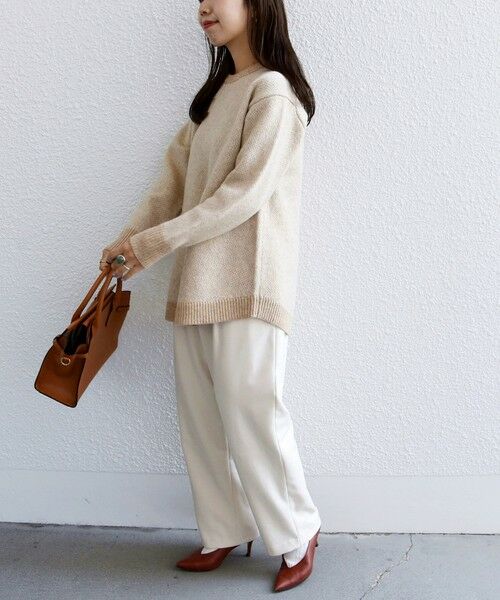 SHIPS / シップス ニット・セーター | SHIPS any: ジャカード ヘム ニット プルオーバー | 詳細19