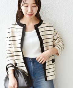 SHIPS / シップス カーディガン・ボレロ | SHIPS any: ポイントカラー ニット カーディガン ジャケット2