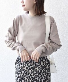 SHIPS / シップス ニット・セーター | 《一部予約》*〈手洗い可能〉ギャザースリーブニット◆