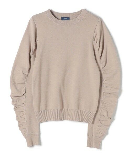 SHIPS / シップス ニット・セーター | 《一部予約》*〈手洗い可能〉ギャザースリーブニット◆ | 詳細1