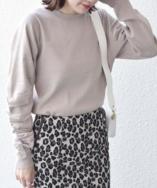 SHIPS / シップス ニット・セーター | 《一部予約》*〈手洗い可能〉ギャザースリーブニット◆ | 詳細11