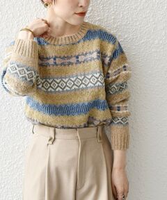 SHIPS / シップス ニット・セーター | ISLAND TIDES: 〈手洗い可能〉フェアアイル クルーネック ニット プルオーバー