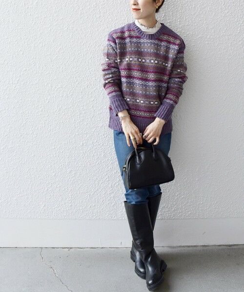 SHIPS / シップス ニット・セーター | ISLAND TIDES: 〈手洗い可能〉フェアアイル クルーネック ニット プルオーバー | 詳細17