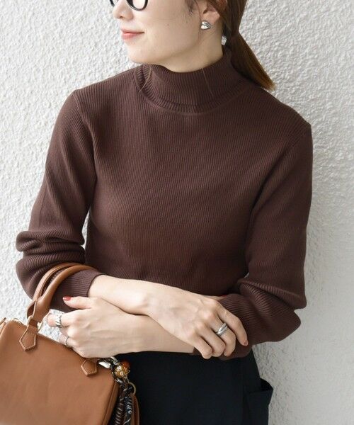 SHIPS / シップス ニット・セーター | 《一部追加予約》SHIPS any:〈手洗い可能〉デリケート リブ タートルネック ニット プルオーバー | 詳細13