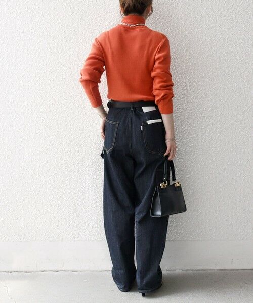 SHIPS / シップス ニット・セーター | 《一部追加予約》SHIPS any:〈手洗い可能〉デリケート リブ タートルネック ニット プルオーバー | 詳細26