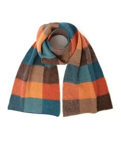SHIPS / シップス マフラー・ショール・スヌード・ストール | ROBERT MACKIE: マルチカラー ブロックチェック ストール