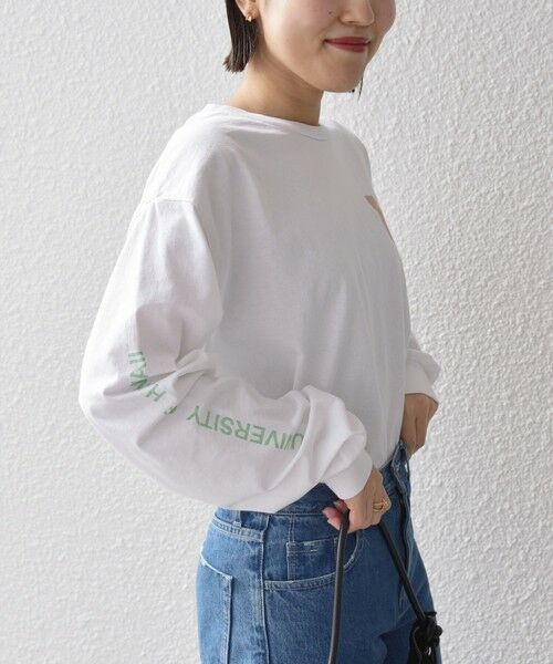 SHIPS for women / シップスウィメン Tシャツ | *HAWAII / YALE カレッジワッペンプリントTEE◇ | 詳細7