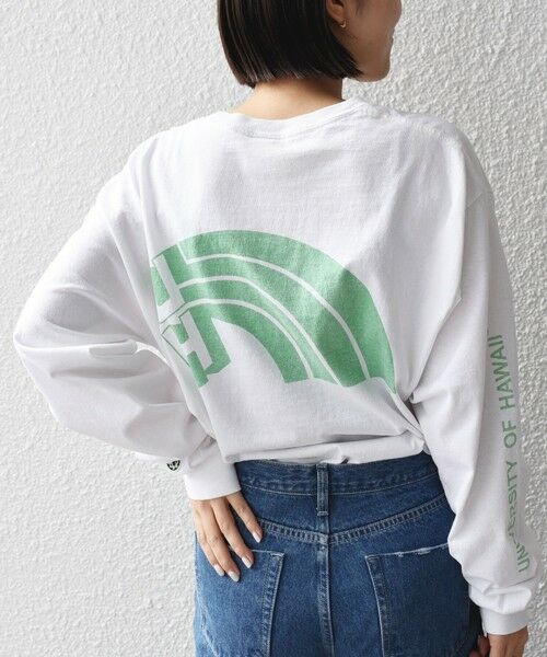 SHIPS for women / シップスウィメン Tシャツ | *HAWAII / YALE カレッジワッペンプリントTEE◇ | 詳細8