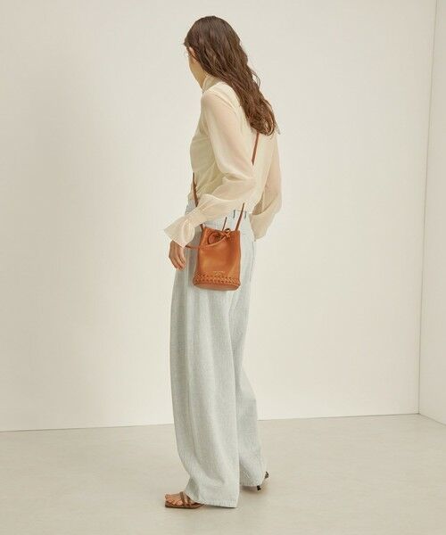 SHIPS / シップス カットソー（半袖以外） | 〈手洗い可能〉シアー オーガンジー シャーリング 袖 タートルネック ◇ | 詳細15