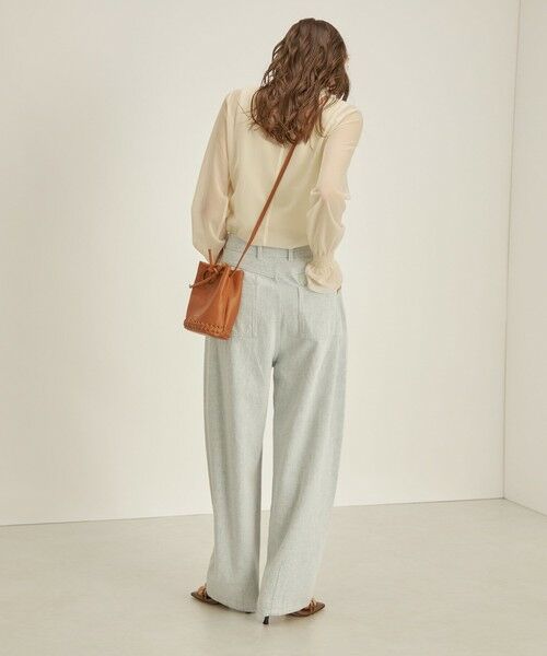 SHIPS / シップス カットソー（半袖以外） | 〈手洗い可能〉シアー オーガンジー シャーリング 袖 タートルネック ◇ | 詳細17