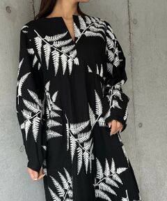 SHIPS / シップス ロング・マキシ丈ワンピース | TERRAOЯY For SHIPS:〈手洗い可能〉刺繍ワンピース◇