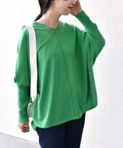 SHIPS / シップス ニット・セーター | 《一部予約》*〈手洗い可能〉Vネックドルマンニットプルオーバー◇