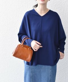 SHIPS / シップス ニット・セーター | *〈手洗い可能〉Vネックドルマンニットプルオーバー◇