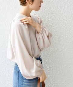 SHIPS / シップス シャツ・ブラウス | SHIPS any:〈洗濯機可能〉ジョーゼット パフ ブラウス
