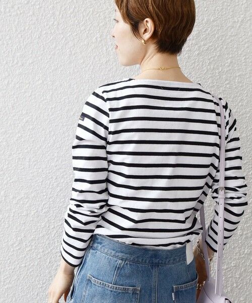 SHIPS for women / シップスウィメン Tシャツ | 【SHIPS any別注】Le minor: コンパクト ロングスリーブ ボーダーTEE | 詳細7