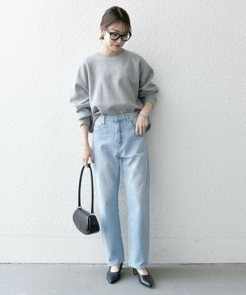 セール】 SHIPS any: ハイライズ デニムパンツ［SHIPS any DENIM
