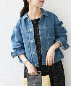 SHIPS any:〈ウォッシャブル〉ショート デニム ジャケット［SHIPS any DENIM］