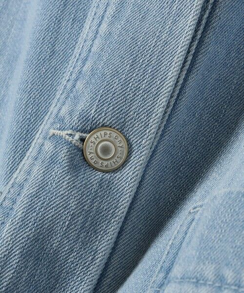 SHIPS / シップス Gジャン・デニムジャケット | 《一部予約》SHIPS any: ノーカラー デニム ブルゾン［SHIPS any DENIM］ | 詳細24