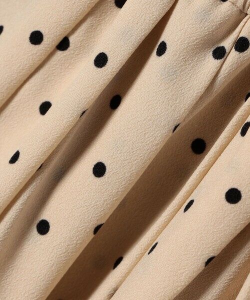 SHIPS / シップス ロング・マキシ丈ワンピース | 《一部追加予約》【WEB限定】〈手洗い可能〉ドット / 花柄 バンドカラー サイド プリーツ ワンピース | 詳細10