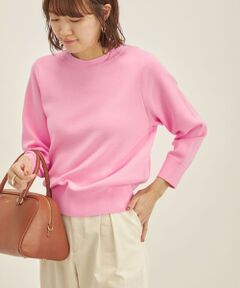 SHIPS / シップス ニット・セーター | 〈手洗い可能〉コットン 配色 バックボタン プルオーバー◇