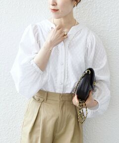 SHIPS / シップス シャツ・ブラウス | SHIPS any:〈洗濯機可能〉カット ジャカード パフ シャツ ブラウス