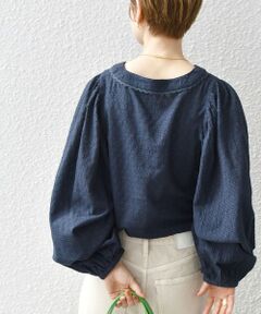 SHIPS / シップス シャツ・ブラウス | SHIPS any:〈洗濯機可能〉カット ジャカード パフ シャツ ブラウス
