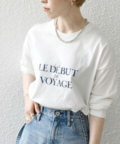 SHIPS any:〈洗濯機可能〉VOYAGE ロゴ ロングスリーブ TEE