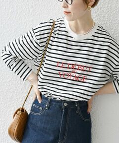 SHIPS any:〈洗濯機可能〉VOYAGE ロゴ ロングスリーブ TEE